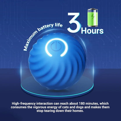 Smart Interactive Dog Toy Ball — Self-Moving & Auto-Rolling