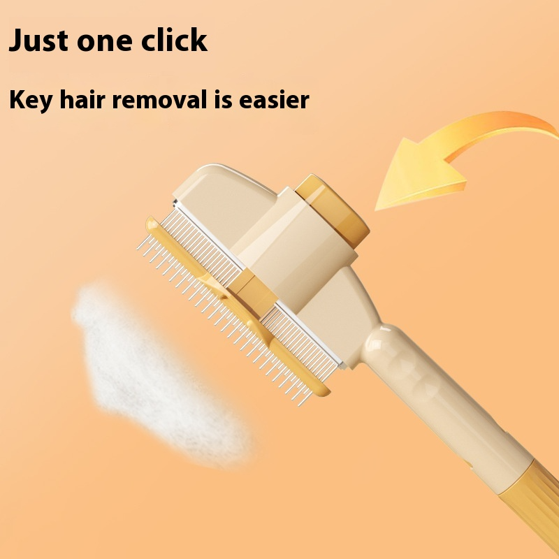 ProGroom Pet Comb – One-Click Self-Cleaning Grooming Comb for Cats & Dogs