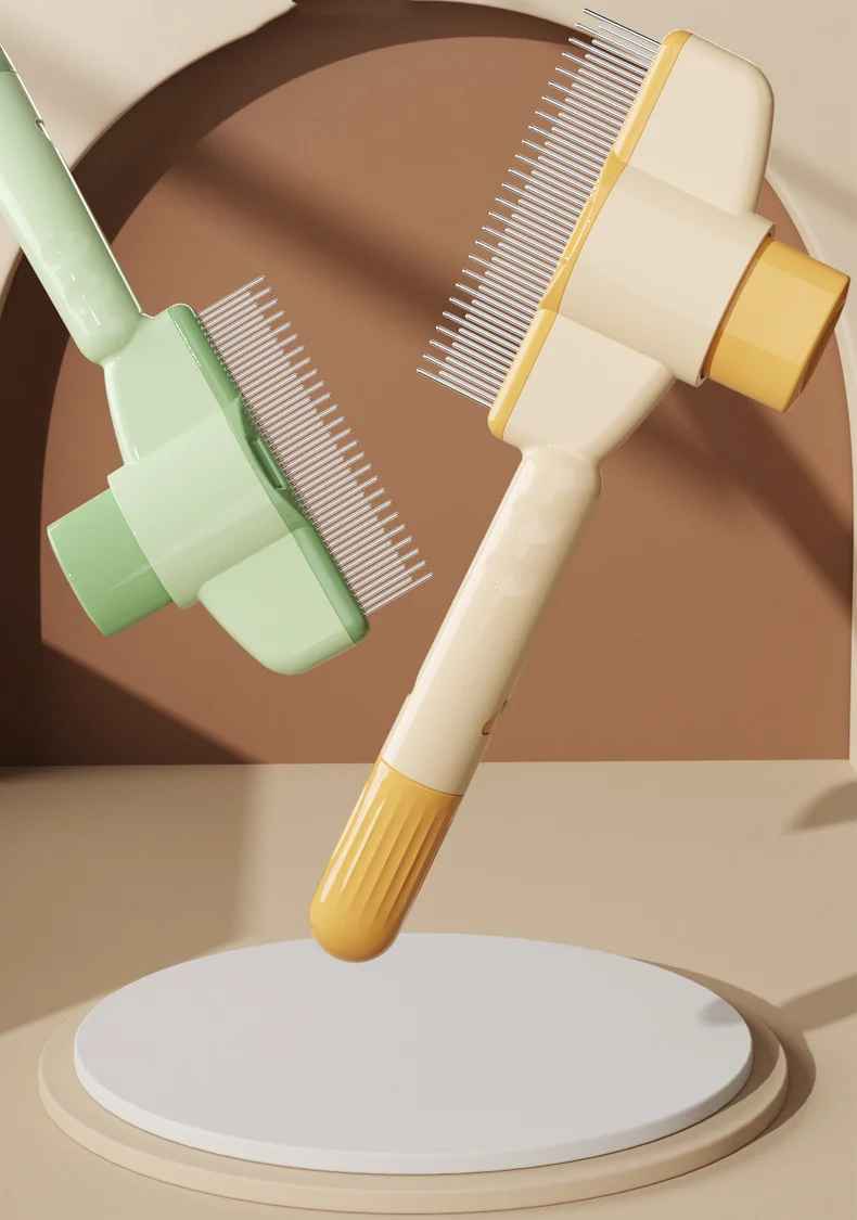 ProGroom Pet Comb – One-Click Self-Cleaning Grooming Comb for Cats & Dogs