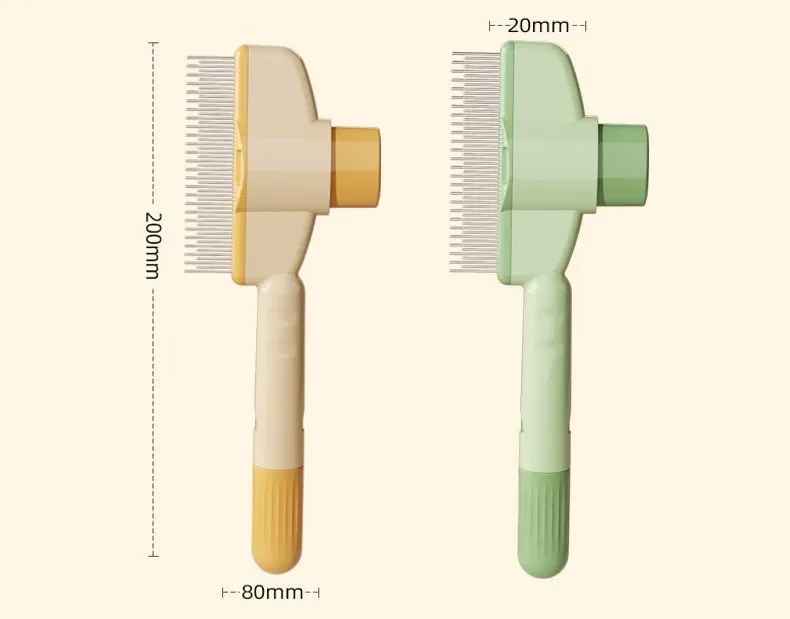 ProGroom Pet Comb – One-Click Self-Cleaning Grooming Comb for Cats & Dogs