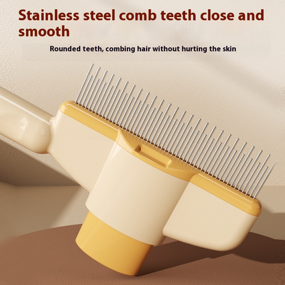 ProGroom Pet Comb – One-Click Self-Cleaning Grooming Comb for Cats & Dogs