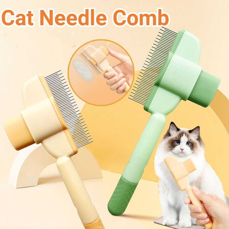 ProGroom Pet Comb – One-Click Self-Cleaning Grooming Comb for Cats & Dogs