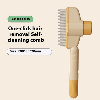 ProGroom Pet Comb – One-Click Self-Cleaning Grooming Comb for Cats & Dogs