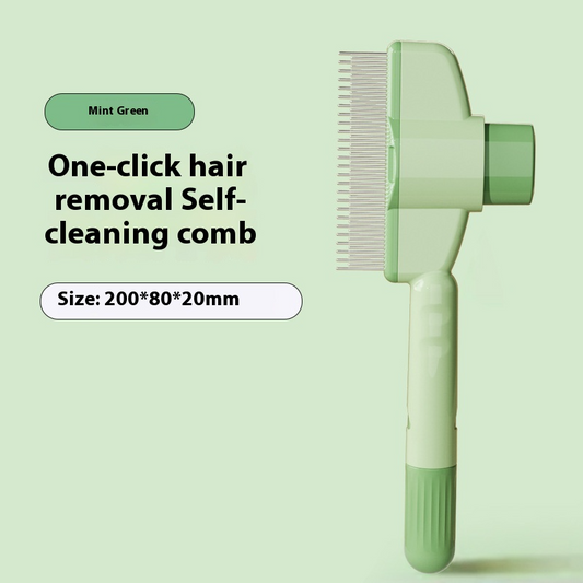 ProGroom Pet Comb – One-Click Self-Cleaning Grooming Comb for Cats & Dogs