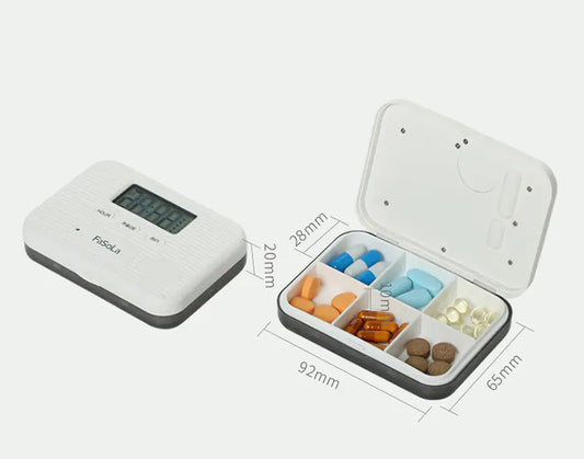 Smart Electronic Pill Organizer with Alarm and Vibration